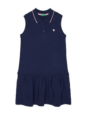 United Colors Of Benetton United Colors Of Benetton Φόρεμα καθημερινό 3F9HCV012 Σκούρο μπλε Regular Fit