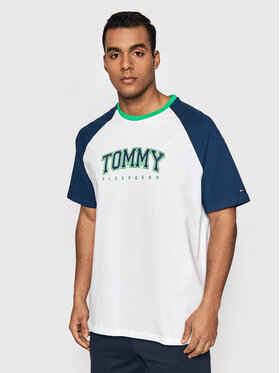 Tommy Hilfiger Tommy Hilfiger T-Shirt Cn Ss Tee Logo UM0UM02351 Biały Regular Fit