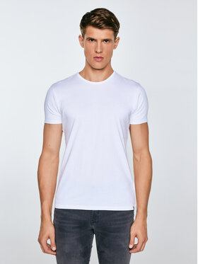 BIG STAR BIG STAR T-Shirt BASIC Biały Basic Fit