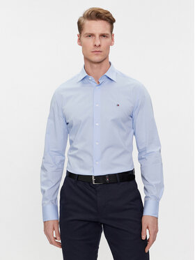 Tommy Hilfiger Tommy Hilfiger Särk Cl Flex Poplin Rf Shirt MW0MW31219 Sinine Regular Fit