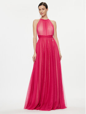 Fracomina Fracomina Večerné šaty FQ23WD3003W52901 Ružová Slim Fit