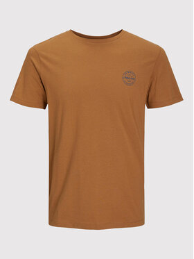 Jack&Jones Jack&Jones T-Shirt Shark 12205022 Brązowy Regular Fit