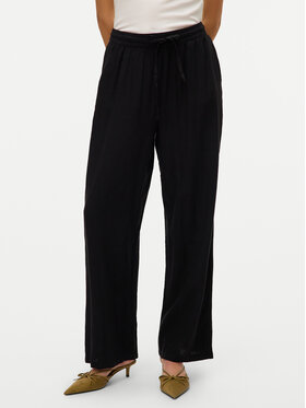 Vero Moda Vero Moda Παντελόνι υφασμάτινο Linn 10305091 Μαύρο Loose Fit