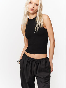 La Mania La Mania Top NAO Czarny Basic Fit