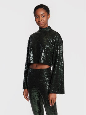 Edited Edited Blúzka Nyala EDT6351001000002 Zelená Relaxed Fit