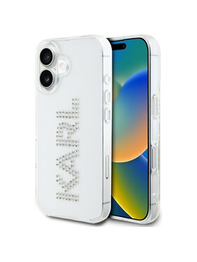 KARL LAGERFELD KARL LAGERFELD Etui na telefon iPhone 16 Przezroczysty
