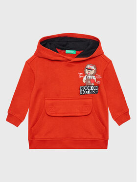 United Colors Of Benetton United Colors Of Benetton Felpa 3J74G2007 Rosso Regular Fit