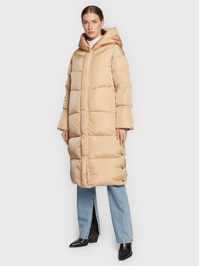 Add Add Kurtka puchowa 6AW008 Beżowy Regular Fit