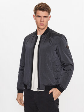 Boss Boss Bomber dzseki Overse 50496479 Szürke Regular Fit