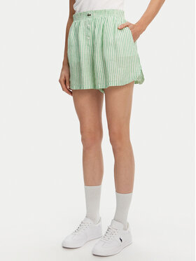 Lacoste Lacoste Šortky z materiálu FF0226 Zelená Relaxed Fit