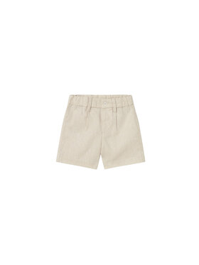 Mayoral Mayoral Pantalon scurți din material 1215 Bej Regular Fit