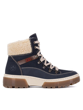Rieker Rieker Schnürschuhe X8638-14 Blau