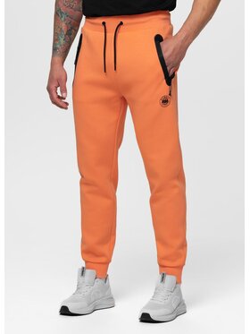 PITBULL PITBULL Spodnie dresowe DOGWOOD Pomarańczowy Regular Fit