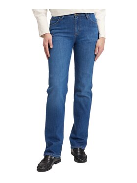 Lee Lee Jeansy 112387555 Niebieski Straight Leg