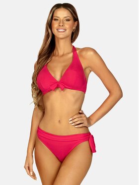 Miss Lou Miss Lou Strój kąpielowy ML039 Różowy
