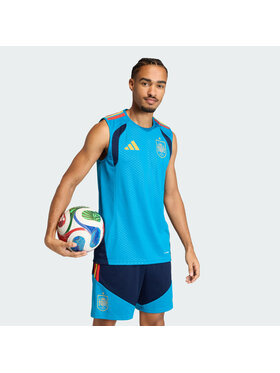 adidas adidas Koszulka techniczna Hiszpania Błękitny Slim Fit