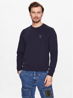 Aeronautica Militare Aeronautica Militare Mikina 231FE1769F459 Tmavomodrá Regular Fit