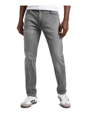Lee Lee Jeansy 112364717 Szary Slim Fit
