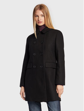 Sisley Sisley Manteau de mi-saison 2BOYLN01M Noir Regular Fit