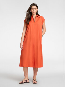 Elena Mirò Elena Mirò Sukienka koktajlowa 7065Z000115N027 Pomarańczowy A-Line Fit