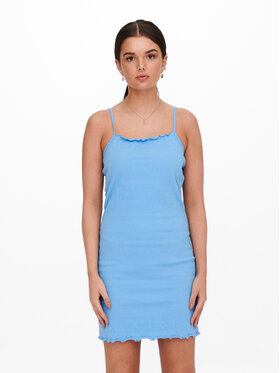 ONLY ONLY Letné šaty Ossi 15262860 Modrá Slim Fit