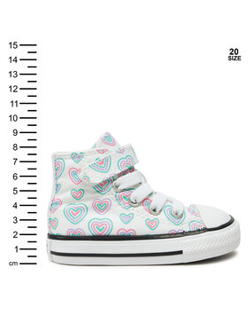 Converse Modne Superge Chuck Taylor All Star Hearts Easy-On A08379C Pisana