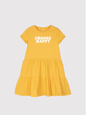 Coccodrillo Coccodrillo Každodenné šaty WC2129201CHO Žltá Relaxed Fit