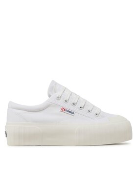 Superga Superga Tennised Stripe Platform 2631 S5111SW Valge