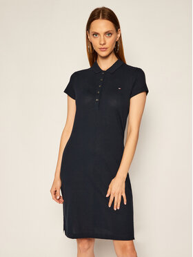 Tommy Hilfiger Tommy Hilfiger Hétköznapi ruha Heritage WW0WW24973 Sötétkék Slim Fit