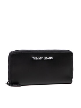 Tommy Jeans Tommy Jeans Μεγάλο Πορτοφόλι Γυναικείο Tjw Pu Large Za AW0AW10917 Μαύρο