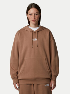 The North Face The North Face Bluza Essential NF0A89EN Brązowy Oversize