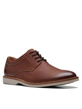 Clarks Clarks Półbuty Atticus LTLace Dark 26172070 Brązowy