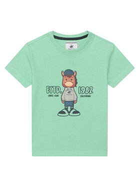 Beverly Hills Polo Club Beverly Hills Polo Club T-Shirt P-SS26B-TS0135 Zelená Regular Fit