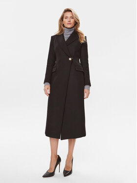 Liu Jo Liu Jo Вълнено палто CF3039 T3578 Черен Slim Fit
