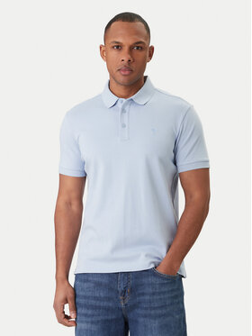 JOOP! JOOP! Тениска с яка и копчета Primo 30046975 Светлосиньо Modern Fit