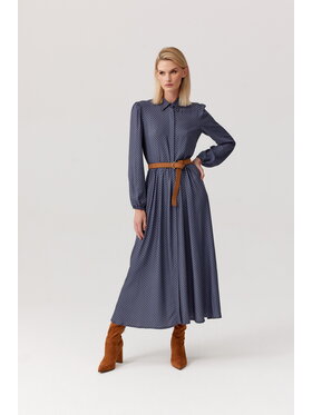TOTU TOTU Sukienka codzienna TESS Dress Niebieski Regular Fit