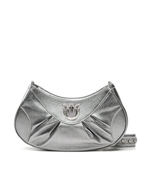 Pinko Pinko Torbica Love Bon Bon Crossbody Mini PE 23 PLTT 101210 A0F8 Srebrna