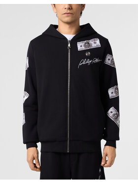 PHILIPP PLEIN PHILIPP PLEIN Bluza 31091 Czarny Athletic Fit
