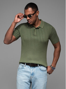 Ombre Ombre Polo OM-POSS-0143 Khaki Slim Fit