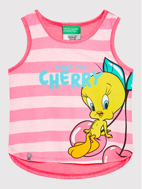 United Colors Of Benetton United Colors Of Benetton Top 3U29GH00D Różowy Regular Fit