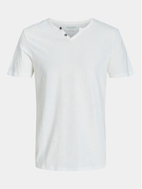 Jack&Jones T-shirt Split 12164972 Bijela Standard Fit