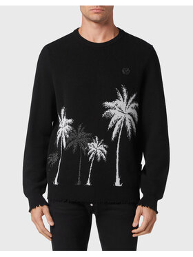PHILIPP PLEIN PHILIPP PLEIN Sveter 2597 Čierna Regular Fit