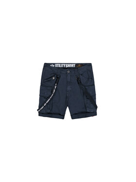 Alpha Industries Alpha Industries Szorty Utility Short Granatowy Slim Fit