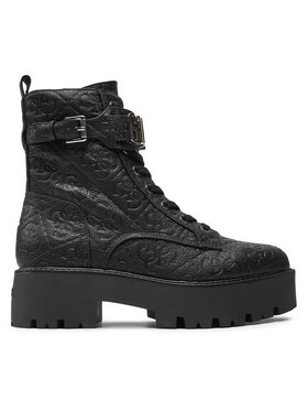 Guess Guess Botine Vaires FLTSOM FAL10 Negru