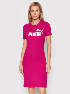 Puma Puma Každodenní šaty 848349 Růžová Slim Fit