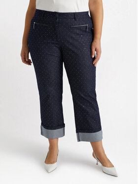 Fiorella Rubino Fiorella Rubino Jeansy P593T004870N034 Niebieski Cropp Fit