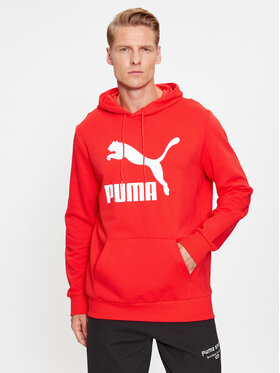 Puma Puma Bluza Classics Logo 530084 Czerwony Regular Fit