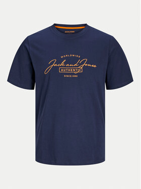 Jack&Jones T-shirt Erris 12256799 Tamnoplava Standard Fit