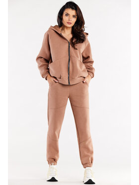 Infinite You Infinite You Mikina M324 Béžová Basic Fit