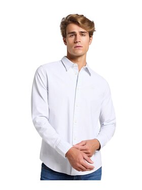Lee Lee Camicia 112363910 Bianco Regular Fit